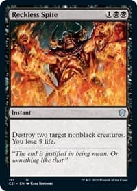 Reckless Spite from Commander 2021