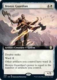 Bronze Guardian (Extended Art) from Commander 2021