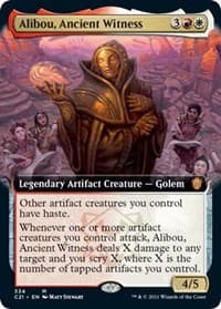 Alibou, Ancient Witness (Extended Art) from Commander 2021
