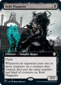 Bold Plagiarist (Extended Art) from Commander 2021