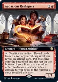 Audacious Reshapers (Extended Art) from Commander 2021