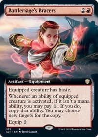 Battlemage's Bracers (Extended Art) from Commander 2021