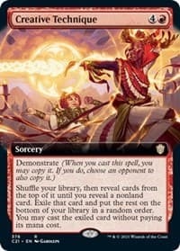 Creative Technique (Extended Art) from Commander 2021