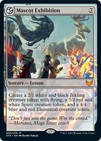 Mascot Exhibition from Prerelease Cards
