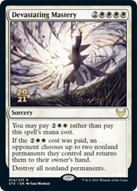 Devastating Mastery from Prerelease Cards