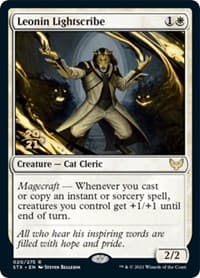 Leonin Lightscribe from Prerelease Cards