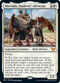 Mavinda, Students' Advocate from Prerelease Cards