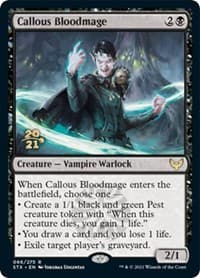 Callous Bloodmage from Prerelease Cards
