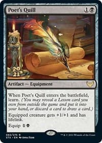 Poet's Quill from Prerelease Cards