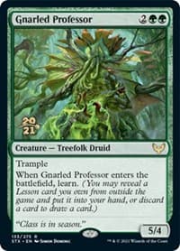 Gnarled Professor from Prerelease Cards