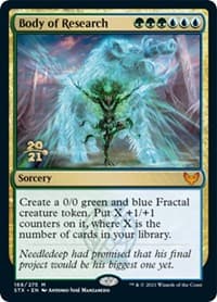 Body of Research from Prerelease Cards