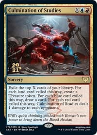 Culmination of Studies from Prerelease Cards