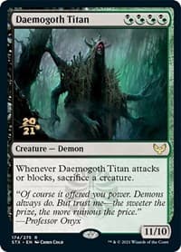Daemogoth Titan from Prerelease Cards