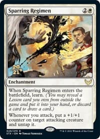 Sparring Regimen from Prerelease Cards