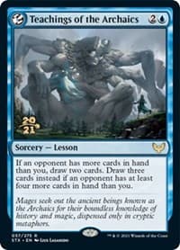 Teachings of the Archaics from Prerelease Cards