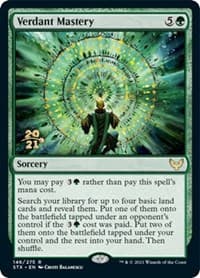 Verdant Mastery from Prerelease Cards