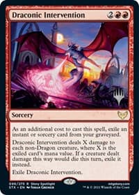 Draconic Intervention from Promo Pack: Strixhaven