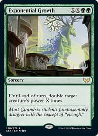 Exponential Growth from Promo Pack: Strixhaven