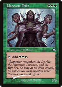 Llanowar Tribe (Retro Frame) from Modern Horizons
