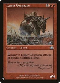 Lesser Gargadon from The List Reprints