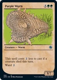 Purple Worm (Showcase) from Adventures in the Forgotten Realms