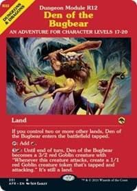 Den of the Bugbear (Dungeon Module) from Adventures in the Forgotten Realms