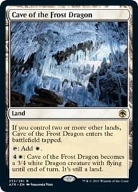 Cave of the Frost Dragon from Adventures in the Forgotten Realms