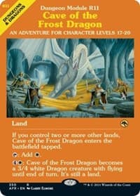 Cave of the Frost Dragon (Dungeon Module) from Adventures in the Forgotten Realms
