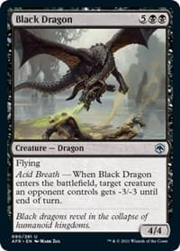 Black Dragon from Adventures in the Forgotten Realms