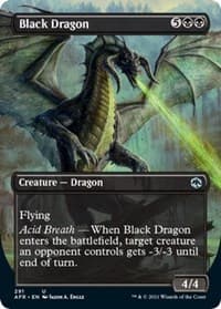 Black Dragon (Borderless) from Adventures in the Forgotten Realms