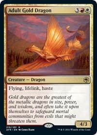 Adult Gold Dragon from Adventures in the Forgotten Realms