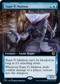 Yuan-Ti Malison (Extended Art) from Adventures in the Forgotten Realms