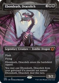Ebondeath, Dracolich (Borderless) from Adventures in the Forgotten Realms