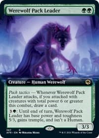 Werewolf Pack Leader (Extended Art) from Adventures in the Forgotten Realms