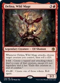Delina, Wild Mage from Adventures in the Forgotten Realms