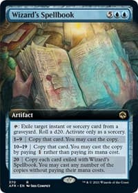 Wizard's Spellbook (Extended Art) from Adventures in the Forgotten Realms