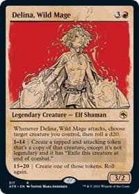 Delina, Wild Mage (Showcase) from Adventures in the Forgotten Realms
