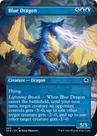 Blue Dragon (Borderless) from Adventures in the Forgotten Realms
