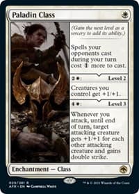 Paladin Class from Adventures in the Forgotten Realms