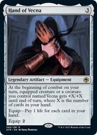 Hand of Vecna from Adventures in the Forgotten Realms