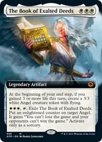The Book of Exalted Deeds (Extended Art) from Adventures in the Forgotten Realms
