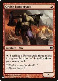 Orcish Lumberjack from The List Reprints