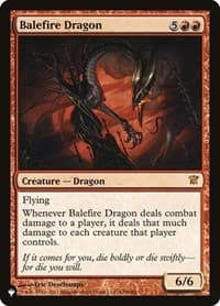 Balefire Dragon from The List Reprints