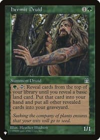 Hermit Druid from The List Reprints