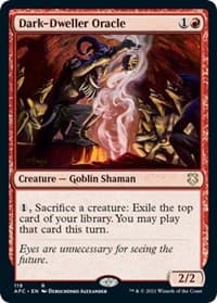 Dark-Dweller Oracle from Commander: Adventures in the Forgotten Realms