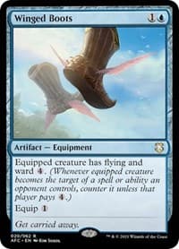 Winged Boots from Commander: Adventures in the Forgotten Realms