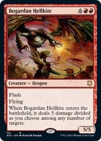 Bogardan Hellkite from Commander: Adventures in the Forgotten Realms