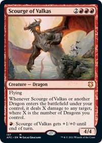 Scourge of Valkas from Commander: Adventures in the Forgotten Realms