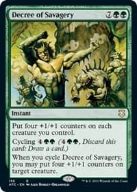 Decree of Savagery from Commander: Adventures in the Forgotten Realms