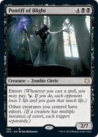 Pontiff of Blight from Commander: Adventures in the Forgotten Realms